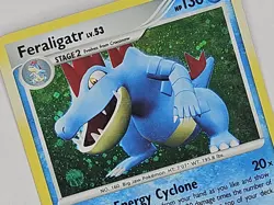2007 Pokemon Diamond & Pearl Mysterious Treasures Feraligatr Holo 8/123 LP - Image 1