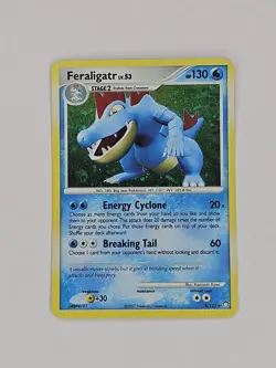2007 Pokemon Diamond & Pearl Mysterious Treasures Feraligatr Holo 8/123 LP - Image 2