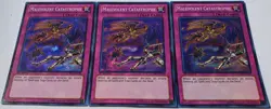 Yugioh 3x Malevolent Catastrophe LCYW-EN148 Super Rare 1st Edition NM Playset - Image 4