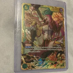 Namco One Piece CCG Jewelry Bonney OP12-118 Foil Blocker 6000 Power - Image 1