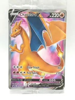 Pokemon Champions Path Charizard V Promo Full Art Card SWSH050 Sealed - Image 1