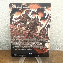 Doubling Season (TMNT, Borderless) MTG playtest card - Image 1