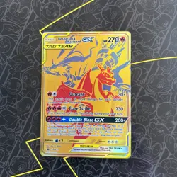 Pokemon Reshiram & Charizard GX Tag Team Card SM247 - Image 1