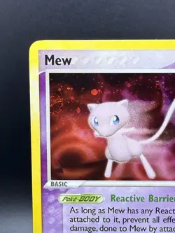 Mew 4/17 POP Series 4 Promo Pokemon Card Holo Foil Rare LP - Image 2