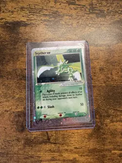 Pokemon Scyther EX TCG Holo Ultra Rare Card Ruby and Sapphire 102/109 MP-HP - Image 4