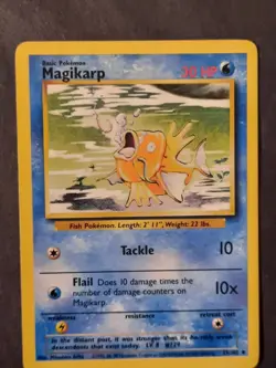 Pokemon Card Magikarp 35/102 Base Set Unlimited - Image 1