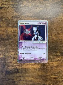 Pokemon Mewtwo EX TCG Holo Ultra Rare Card Ruby and Sapphire 101/109 MP-HP - Image 1