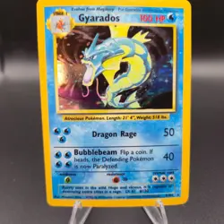 Gyarados 6/102 Pokemon Card - Base Set - MP - Image 1