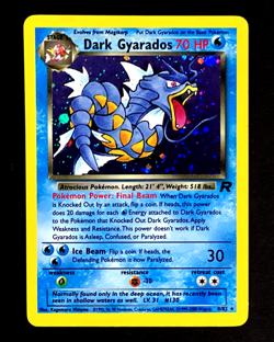 2000 Pokemon DARK GYARADOS Team Rocket Set HOLO RARE Unlimited Edition Card 8/82 - Image 3