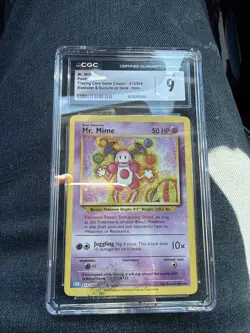 Mr Mime 013/034 - Trading Card Game Classic Collection CGC Mint 9 - Image 1