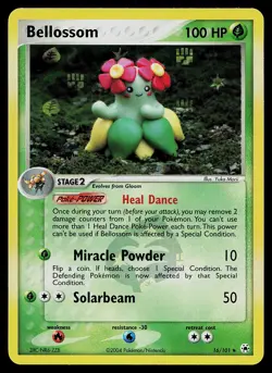 Pokemon Card - Bellossom Hidden Legends 16/101 Rare Reverse Holo - Image 1