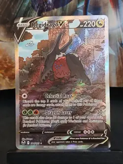 Regidrago v 184/195 SWSH12: Sword & Shield Silver Tempest Card - Image 2