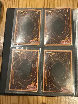 Yu-Gi-Oh Binder Trading Game Book Folder 1996 Holder Konami + Playing Cards - Image 4
