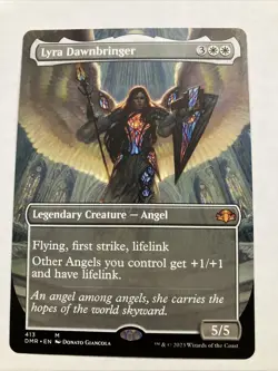 MTG Dominaria Remastered - Lyra Dawnbringer (Borderless) - DMR - NM - Image 1