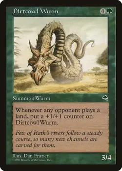 Dirtcowl Wurm Tempest LP MTG - Image 1
