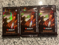 3x Dominaria Remastered Collector Booster Packs - MTG Magic the Gathering - Image 3