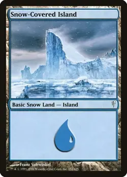 Snow-Covered Island Coldsnap LP MTG - Image 1