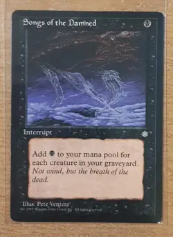 1995 MAGIC THE GATHERING ICE AGE SONGS OF THE DAMNED TD25 - Image 1