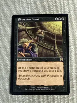 Phyrexian Arena Apocalypse 2001 MTG Black Enchantment LP - Image 1