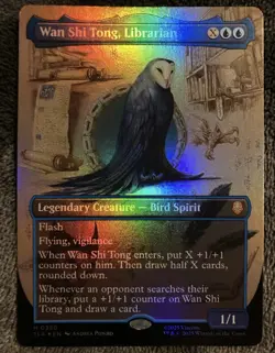 Magic The Gathering, Avatar: Wan Shi Tong, Librarian Borderless FOIL 0320 - Image 1