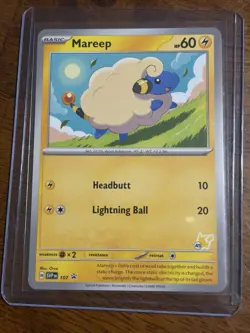 Pokemon TCG Mareep 107 Black Star Promo SVP - Image 3