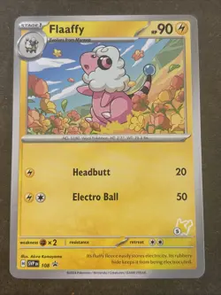 Flaaffy SVP 108 Black Star Promo #5 Pikachu Stamp Battle Academy 2024 Pokemon NM - Image 1