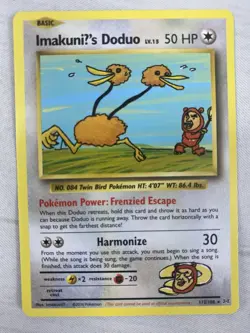 ImakuniU's Doduo Secret Rare - 112/108 - XY Evolutions Pokemon 2016 NM - Image 1