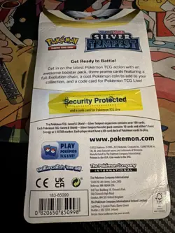 Pokemon Sword&Shield Silver Tempest blister Booster Pack New and Sealed - Image 2