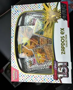 Pokemon TCG Scarlet & Violet 151 Zapdos EX Collection Box NEW SEALED - Image 1