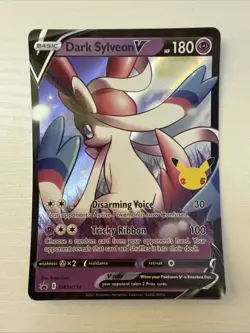 Pokemon TCG Dark Sylveon V SWSH134 Full Art Black Star Promo Rare Holo NM - Image 1