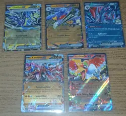 (5) Pokemon TCG Ascended Heroes rare EX DOUBLE RARE lot (5) - Image 1