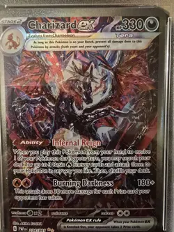 Pokemon TCG Charizard ex SV: Paldean Fates 234/091 Holo Illustration Rare PSA 9 - Image 3