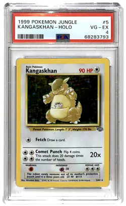 1999 Pokemon Jungle Holo Kangaskhan #5 PSA 4 ES6 - Image 1