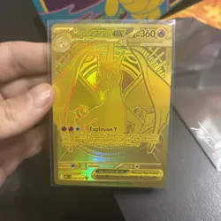 Mega Charizard Y EX 294/217 Gold Hyper Rare Ascending Heroes Pokemon Tcg - Image 1