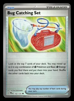 Bug Catching Set 102/131 Prismatic Evolutions Pokeball Reverse Holo Pokemon NM - Image 1