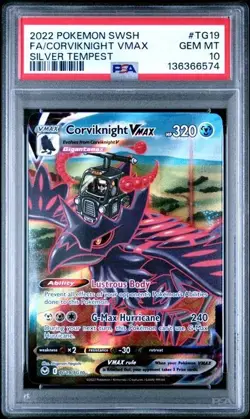 Corviknight VMAX 2022 Pokemon Silver Tempest #TG19 PSA 10 - Image 1