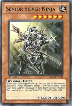 Senior Silver Ninja - PHSW-EN031 - Common - Unlimited Edition - Heavily Played - Image 1