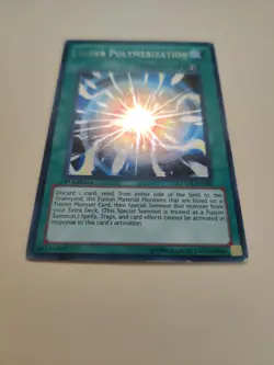 Yugioh! Super Polymerization LCGX-EN101 Secret Rare 1st Ed LP - Image 2