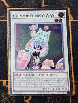 YUGIOH Cupsy Yummy Way (OP29-EN002) Ultimate Rare Near Mint - Image 1