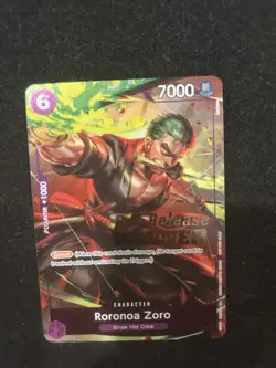 Roronoa Zoro OP-06 Pre-Release Tournament Winner P-045 - Image 1