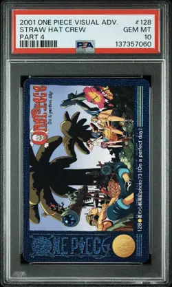 Lot Of 2 2001 One Piece Visual Adventure PSA 10 Luffy And Straw Hat Crew Part 4 - Image 2