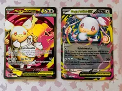 Mega Audino EX Ultra Rare & Double Rare 2 Card Lot Pokemon TCG Ascended Heroes - Image 1