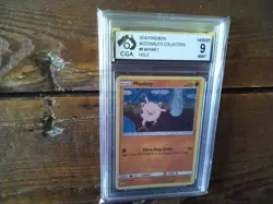 2019 Pokemon Cards promo Holo mcdonalds 8/12 mankey gx graded card ex vmax v b4 - Image 1