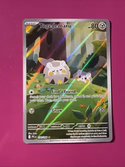 Togedemaru 104/094 Full Art NM/M Phantasmal Flames Pokemon Card - Image 1