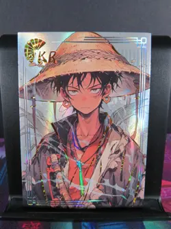 Monkey D Luffy KR Rare Card Premium One Piece Anime Manga Collectible CCG Art OP - Image 1