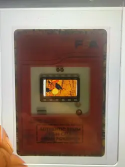 Pokemon Film Cell Card 35mm Movie Charzard - Image 1