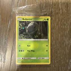Bulbasaur SM198 Detecive Pikachu Holo Black Star Promo Pokemon Card *Sealed* - Image 1