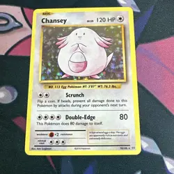 Pokemon Card - CHANSEY - 70/108 - Holo Rare - XY Evolutions (2016) - LP - Image 1