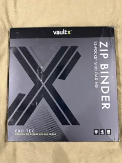 VaultX 12-Pocket Exo Tec Premium Zip Binder - 20 Pages/480 Cards (OPEN BOX) - Image 1