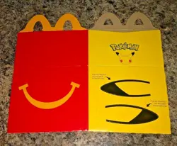 2021 MCDONALDS POKEMON 25TH ANNIV. CARDS / TOYS - BLACK #2 - 5 PACKS + PIKACHU - - Image 3